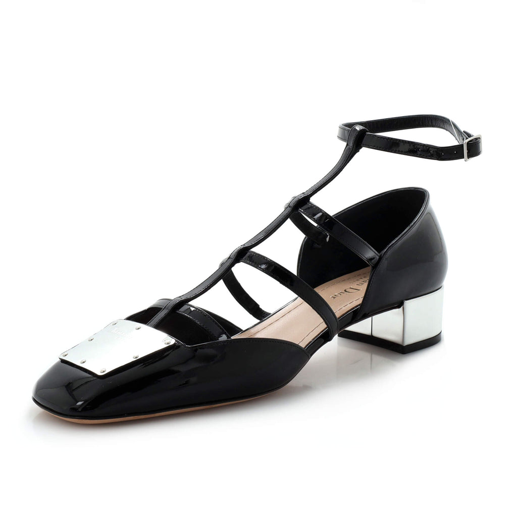 Christian Dior Women's La Parisienne Caged Pumps Leather 266275