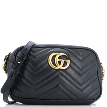 Gucci GG Marmont Shoulder Bag Matelasse Leather Small