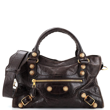 Balenciaga Part Time Giant Studs Bag Leather