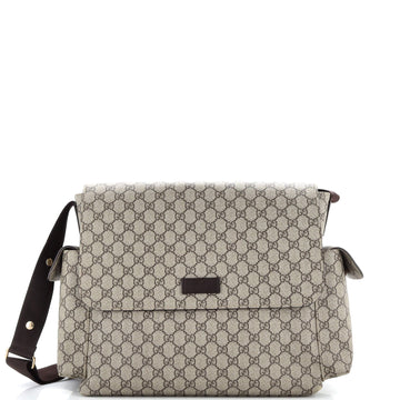 Gucci Diaper Bag GG Coated Canvas