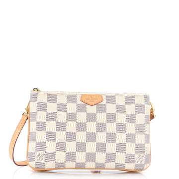 Louis Vuitton Double Zip Pochette Damier