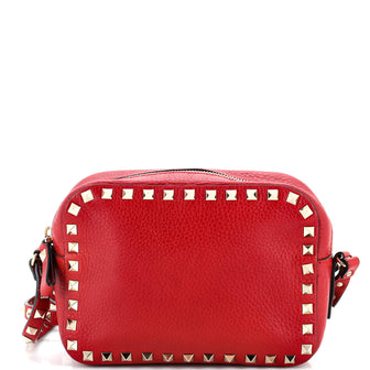 Valentino Garavani Rockstud Camera Crossbody Bag Leather
