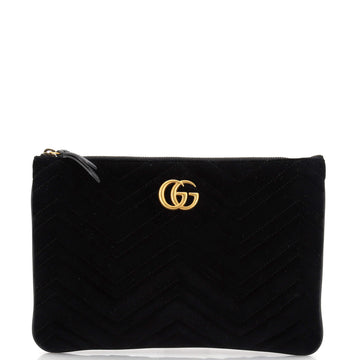 Gucci GG Marmont Pouch Matelasse Velvet