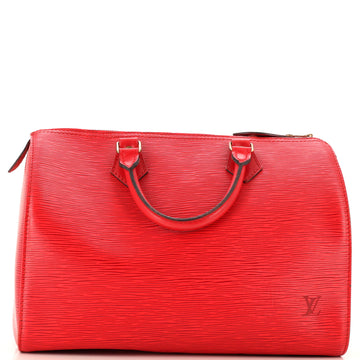Louis Vuitton Speedy Handbag Epi Leather 30