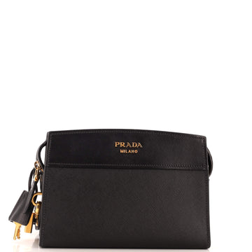 Prada Esplanade Crossbody Bag Saffiano with City Calf Small