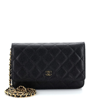 Chanel Wallet on Chain Quilted Caviar