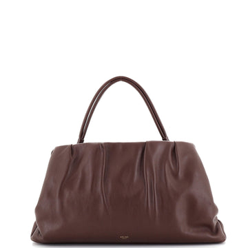 Celine Purse Top Handle Bag Leather Medium