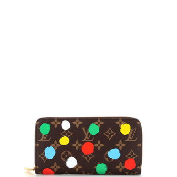 Louis Vuitton Zippy Wallet Yayoi Kusama Painted Dots Monogram Canvas