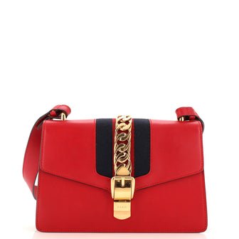 Gucci Sylvie Shoulder Bag Leather Small