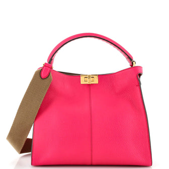 Fendi Peekaboo X-Lite Bag Leather Small