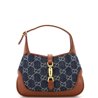 Gucci Jackie 1961 Hobo GG Denim Mini