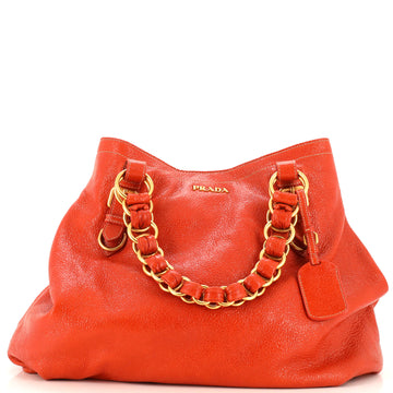 Prada Convertible Shopper Tote Vitello Daino Large