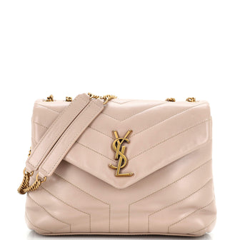 Saint Laurent Loulou Shoulder Bag Matelasse Chevron Leather Small