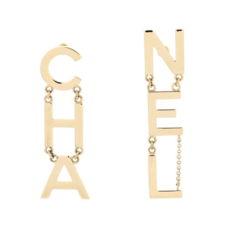 Chanel CHA-NEL Drop Earrings Metal