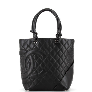 Chanel Cambon Tote Quilted Leather Medium