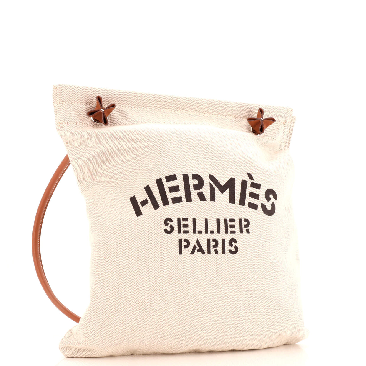 Hermes Aline Bag Toile MM Neutral 26674330