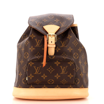 Louis Vuitton Vintage Montsouris Backpack Monogram Canvas MM