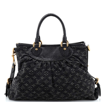 Louis Vuitton Neo Cabby Handbag Denim GM