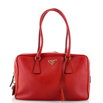 Prada Bauletto Bag Saffiano Leather Medium