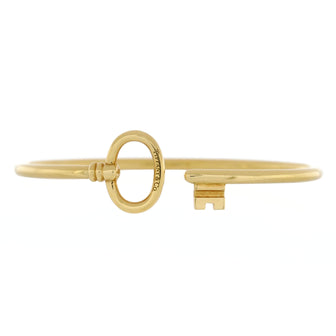 Tiffany & Co. Heart Key Wire Bracelet 18K Yellow Gold