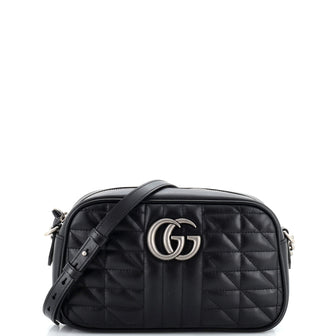 Gucci GG Marmont Shoulder Bag Mixed Matelasse Leather Small