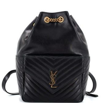 Saint Laurent Joe Backpack Matelasse Chevron Leather