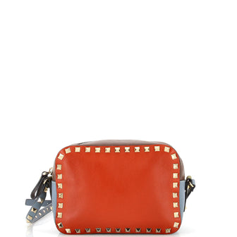 Valentino Garavani Rockstud Camera Crossbody Bag Leather