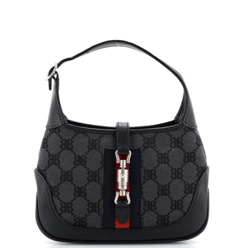 Balenciaga x Gucci The Hacker Project Jackie 1961 Hobo BB Canvas Mini