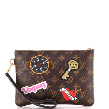 Louis Vuitton City Pouch Limited Edition Patches Monogram Canvas