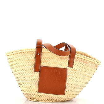 Loewe Basket Tote Raffia Medium