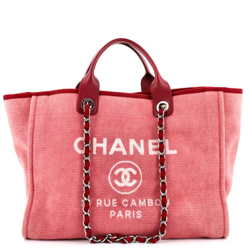 Chanel Deauville Tote Canvas Medium