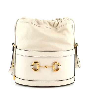 Gucci Horsebit 1955 Bucket Crossbody Bag Leather Small