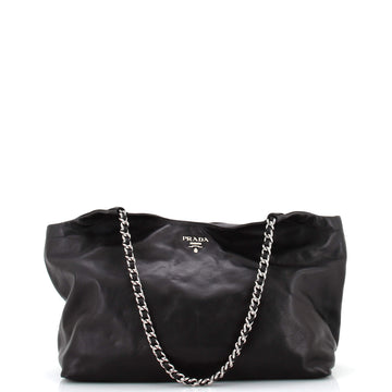 Prada Chain Tote Soft Calf Large
