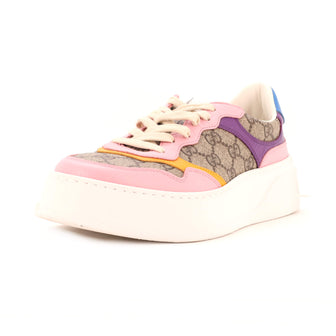Gucci Women's Dali Platform Sneakers GG Canvas with Leather