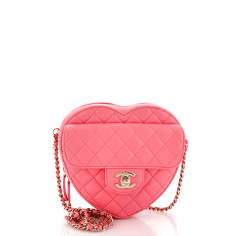 Chanel CC in Love Heart Bag Quilted Lambskin