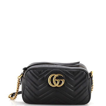 Gucci GG Marmont Shoulder Bag Matelasse Leather Small