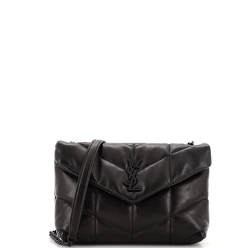 Saint Laurent Loulou Puffer Shoulder Bag Quilted Leather Mini