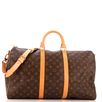 Louis Vuitton Keepall Bandouliere Bag Monogram Canvas 50