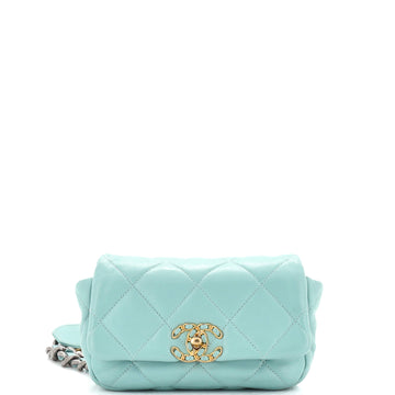 Chanel 19 Belt Bag Quilted Leather