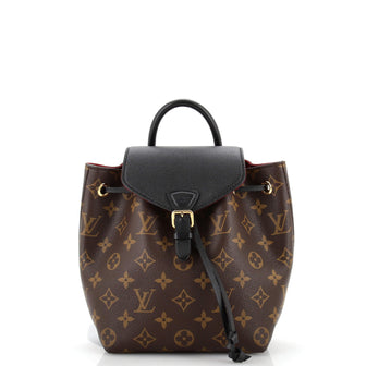 Louis Vuitton Montsouris NM Backpack Monogram Canvas with Leather BB