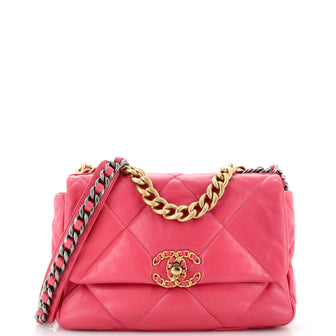 Chanel 19 Flap Bag Quilted Leather Medium
