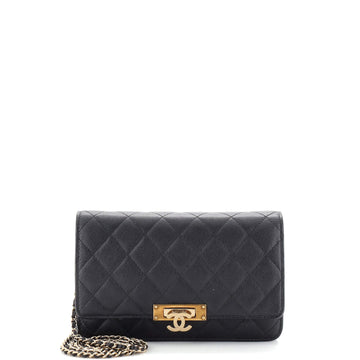 Chanel Golden Class Wallet on Chain Quilted Caviar