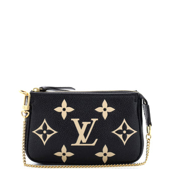 Louis Vuitton Pochette Accessoires Bicolor Monogram Empreinte Giant Mini