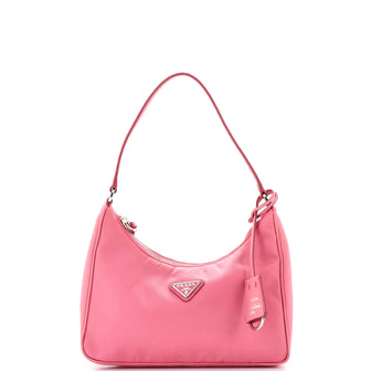 Prada Re-Edition 2005 Hobo Tessuto with Saffiano Leather Mini