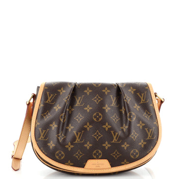 Louis Vuitton Menilmontant Handbag Monogram Canvas PM
