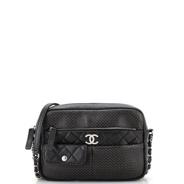 Chanel Ultra Pocket Camera Case Perforated Lambskin Small