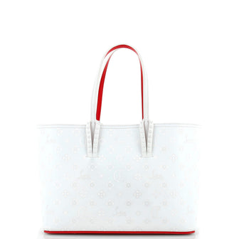 Christian Louboutin Cabata East West Tote Embossed Leather Small