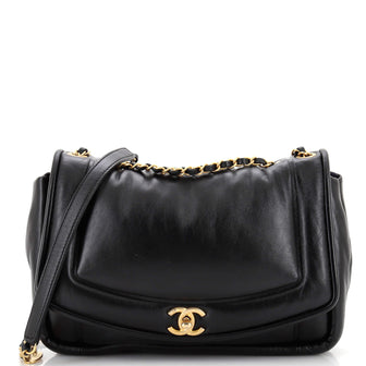 Chanel Vintage Puffy Flap Bag Lambskin Medium
