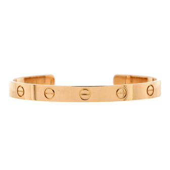 Cartier Love Cuff Bracelet 18K Rose Gold