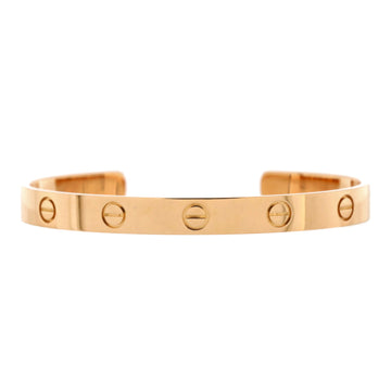 Cartier Love Cuff Bracelet 18K Rose Gold